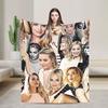Warm Soft Blanket Picnic Margot Robbie Bedding Throws Funny Bedspread For Bedroom