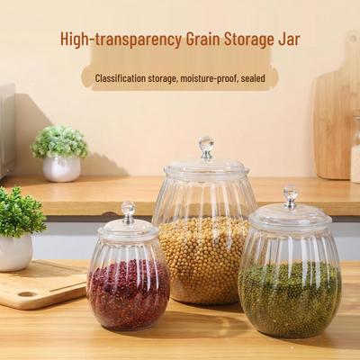 Large Capacity Food-Grade Plastic Storage Jar - Insect-Proof, Thickened Rice & Grains Barrel