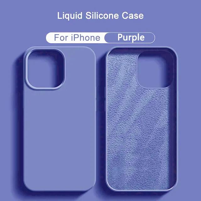 Módny tekutý silikónový kryt na telefón pre iPhone 11 12 13 14 15 Pro Max 8 Plus X XR XS Max Nárazník Nárazuvzdorný Mäkký Kryt Príslušenstvo