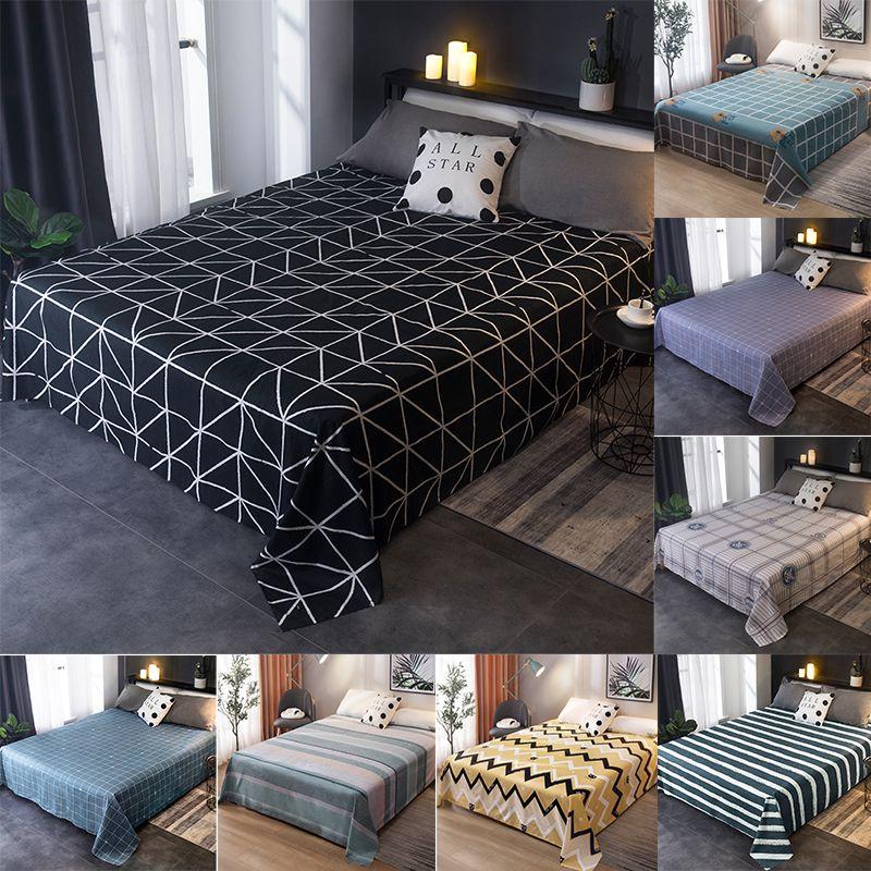 Cartoon Printed Flat Sheet Mattress Cover With Soft Polyester For Home Or Hotel**