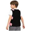 Gilet Sensoriale Compressivo in Rete Traspirante Unisex per Bambini con Chiusura Regolabile a Velcro e Imbottitura Frontale