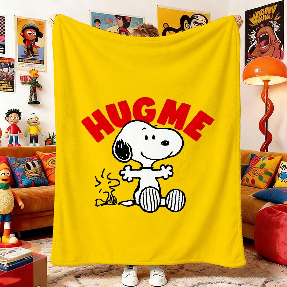 

Fluffy Soft Blankets and Throws S-Snoopyes Double Blanket Camping Summer Comforter Anime Bedspread on the Bed Home Decoration & 75cmx90cm