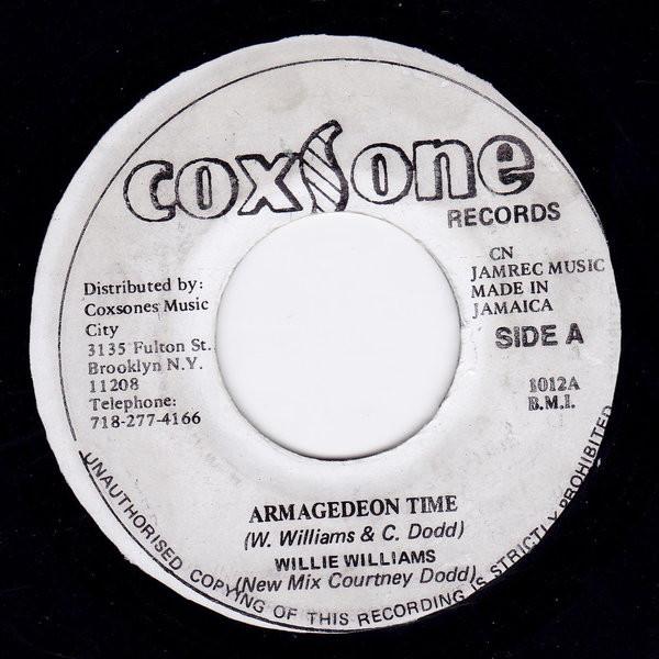 

7inch Record WILLI WILLIAMS - Armagedeon Time 1012 Coxsone Records Jamaica Reggae, Ska & Dub Used