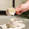 Ins High Appearance Coffee Milk Pitcher With Scale Espresso Cup Ceramic Measuring Milk Pot