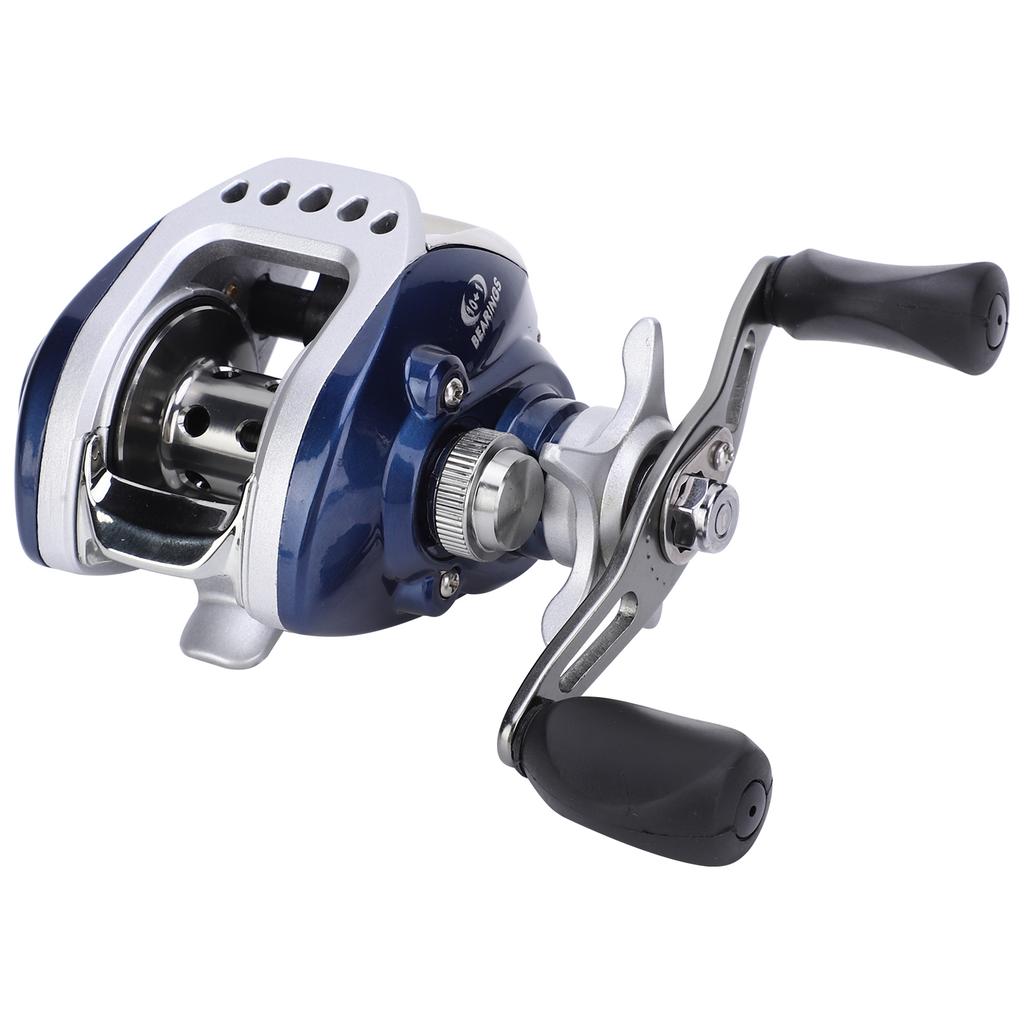 LV100 Metal Casting  Reel 6.3:1 Speed Ratio 10+1BB Magnetic Force Brake Fishing Wheel(Right Hand Type )