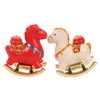 Resin Year of The Horse Zodiac Ornament Mini Horse Mascot Statue Pony Sculpture  Study