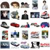 10/30/50pcs Initial D Japanese Anime Stickers Cool Cartoon Decals DIY Skateboard Phone Notebook Classic Manga Sticker Decoration