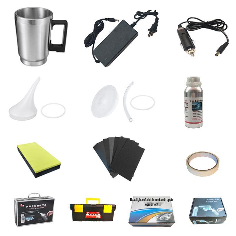 Second Gen Blue Ice Car Headlight Repair Kit - 800g Coating Liquid