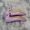 Classic Sexy Pointed Low Med Kitten Heels Women Pumps Shoes Spring Brand Design Wedding Dress