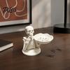 Gothic Home Decor Halloween Skeleton Storage Tray, 3D Printed Spooky Skull Jewelry Holder, Desk Organizer Desktop Ring for Entryway, Vanity