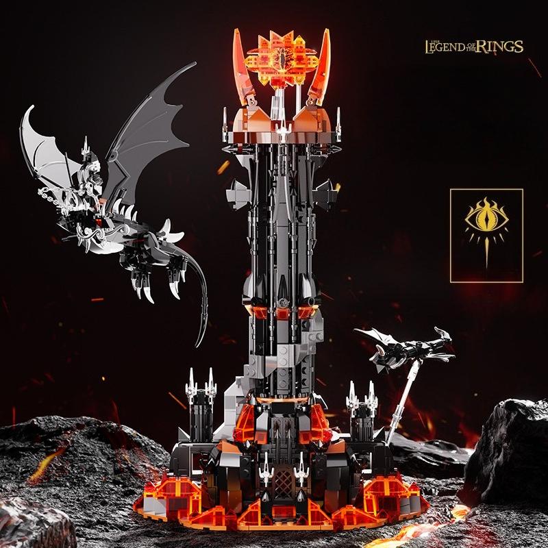High-Quality 1182Pcs High-Quality Dark High-Quality Magic High-Quality Tower High-Quality Brick High-Quality Model, Light-Up High-Quality Design