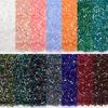 2mm Czech Glass Seed Beads Transparent Colorful Tubular Loose Rice Beads DIY Craft Bracelets Earrings Jewelry Gift Accessories