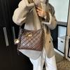 Fashion Niche Texture Underarm Bag Commuter Women's Bag 2025 New Diamond Chain Bag Simple and Versatile Messenger Bag
