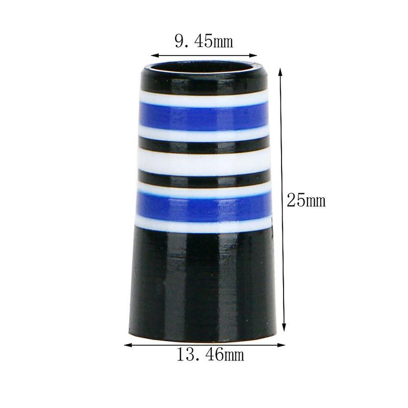 10 Pcs Golf Ferrules Golf Iron Grip for 0.370 Tip Irons Shaft Sleeve Adapter Ferrule Golf Iron Club Ferrules Replacement Parts