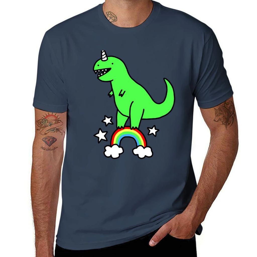 TRexicorn TShirt Athletic Fit Sports Short Sleeve Top