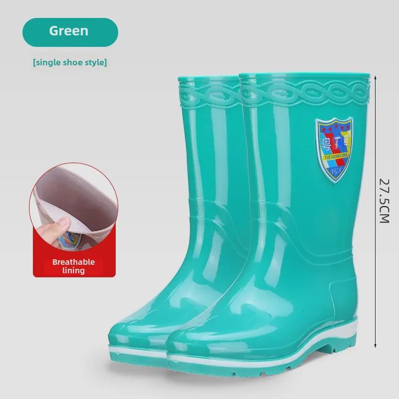 Damen Verdickte Rutschfeste Wasserdichte Regenstiefel zum Wattwandern