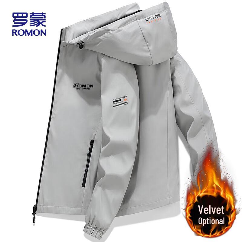 ROMON Men's Hooded Casual Jacket MK53