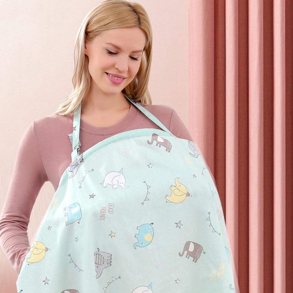Cotton Outdoor Nursing Towel Cartoon Baby Stroller Blanket Breastfeeding Cover Outdoor