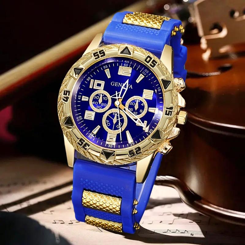 A Set Of Retro Watch Sets 2 Men'S Quartz Watch Sets, Casual Watches