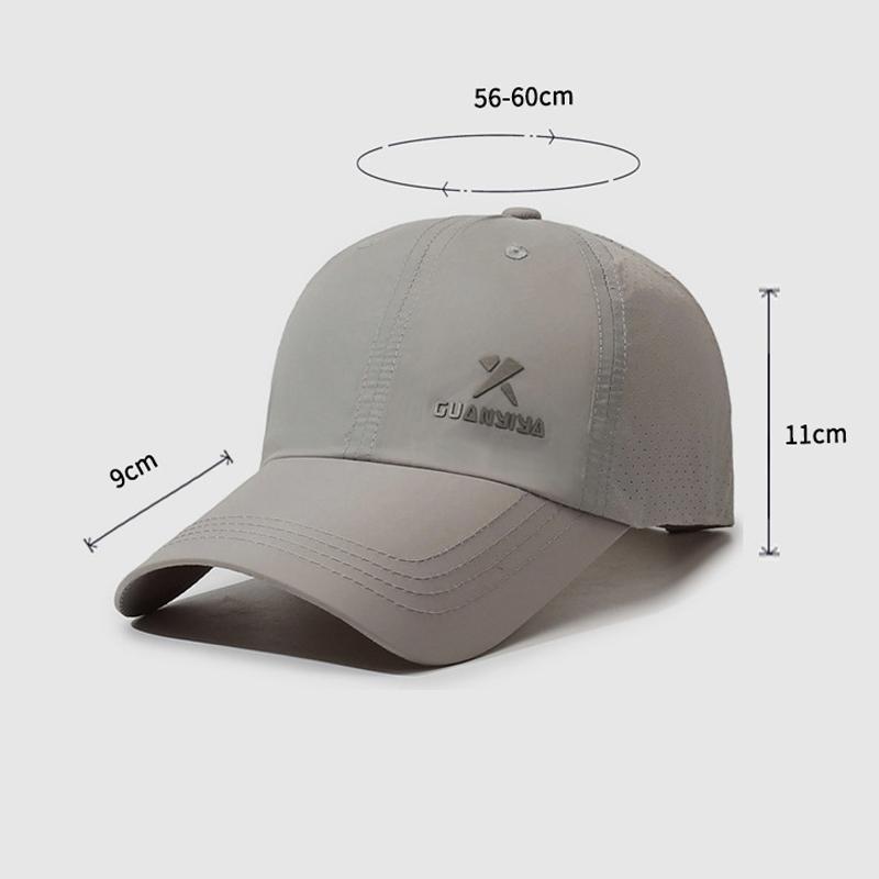Unisex Sunscreen Cap Summer Quick Drying Cap Breathable Sun Hat Outdoor Sports Light Baseball Cap