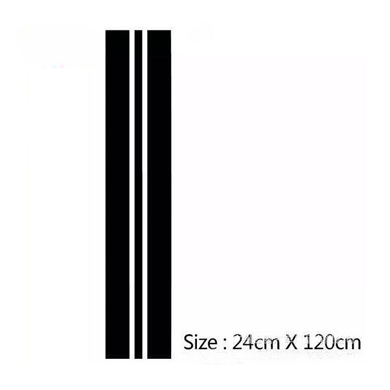 Various Styles Hood Cover Stripe Sunscreen Car Stickers Auto Sport Vinyl Film Cover Scratches Refit Automobile Styling Decals