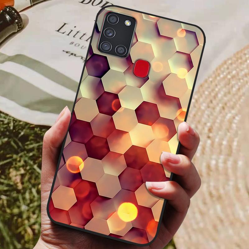 For Samsung A21S Case Phone Cover Silicone Soft TPU Back Cover for Samsung Galaxy A21S Case A 21S A21 S A217F Fundas Bumper