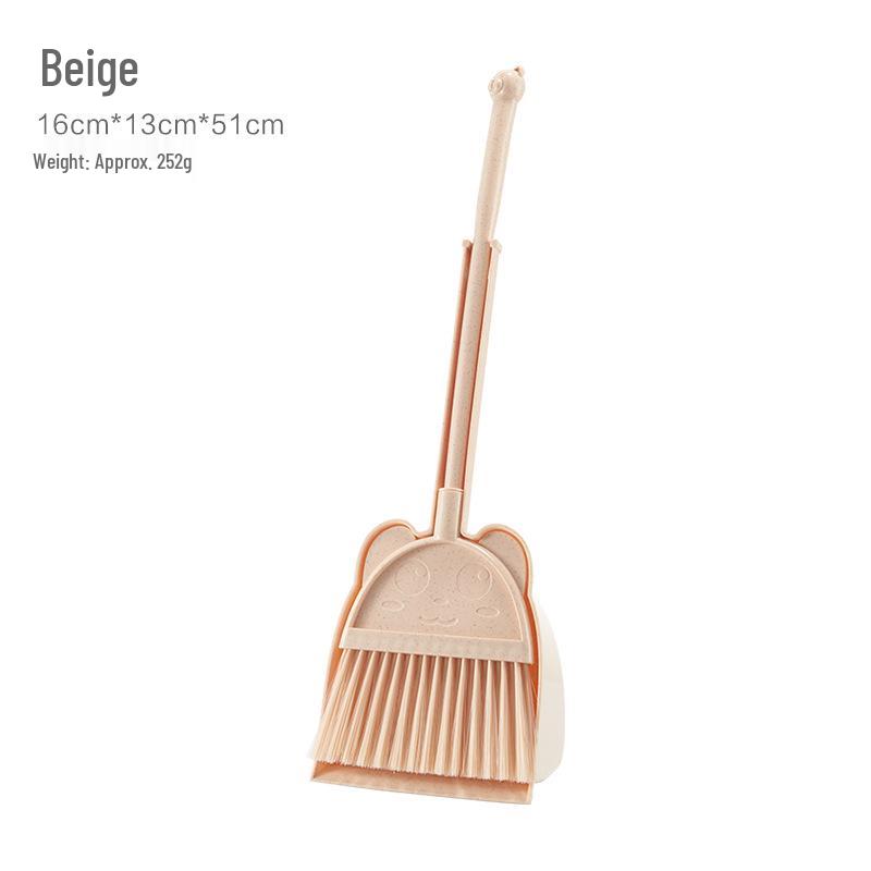 Kids' Broom and Dustpan Set - Toy Cleaning Tools for Children and Students
