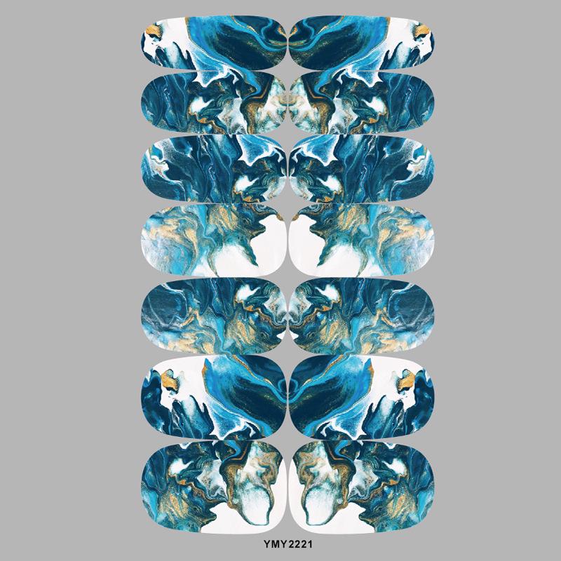 Marble Nail Art Stickers YMY2218-2229