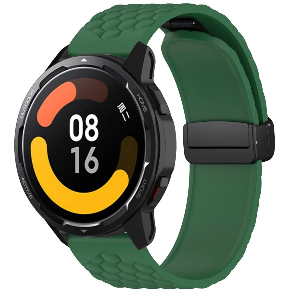 22mm Magnetic Buckle Soft Silicone Strap For Xiaomi Watch 2 Pro / S3 S2 46MM / Mi S1 Active Band Replacement Wristband Bracelet