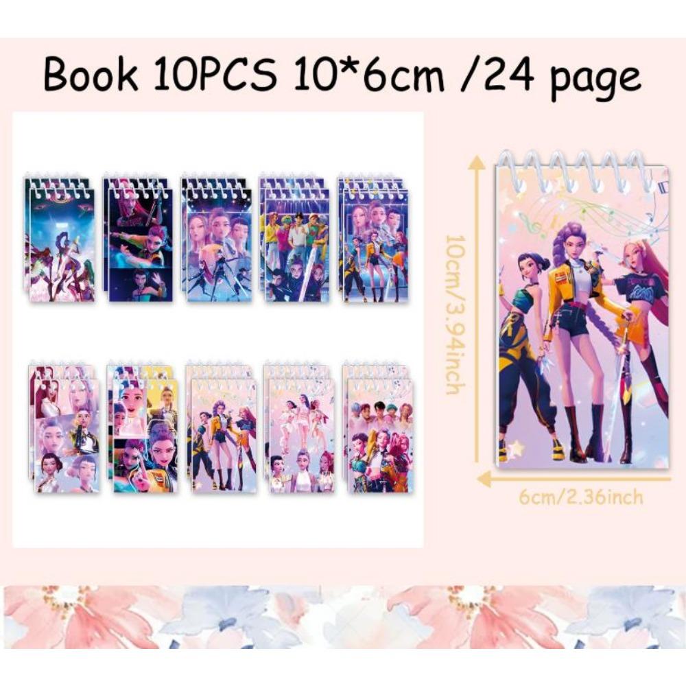 KPop Demon Hunters Party Invitation Card Anime Kids Birthday Greeting Card Single-Page Invitation Card Party Decoration gift