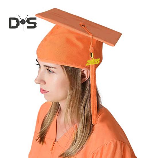 Graduation Cap with 2025 Tassel Class of 2025 Unisex Adult Matte Graduation Cap for High School Bachelor