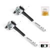 EDP1270-1 2 Pieces Left AND Right Trunk Door Hinge Stop Check Strap Limiter for Fiat Doblo MPV Van Cargo MK1 119 223 2001-2010 46790818