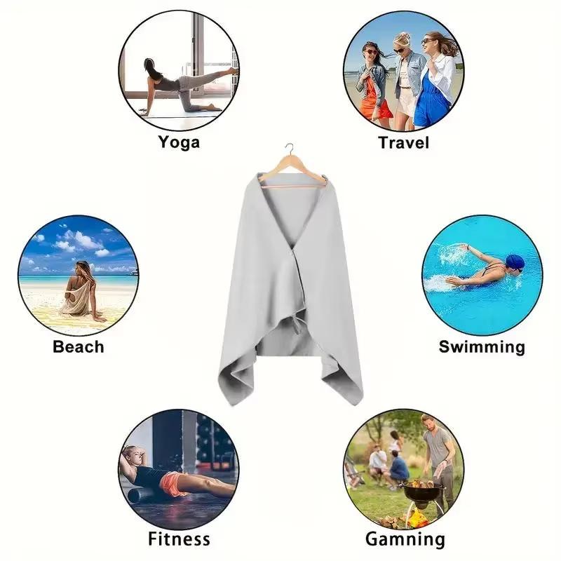 Fashion Graffiti Art Blanket Towel Soft Skin Friendly Absorbent Lightweight Multi-Size Flat Print Design for Yoga Swimming Beach