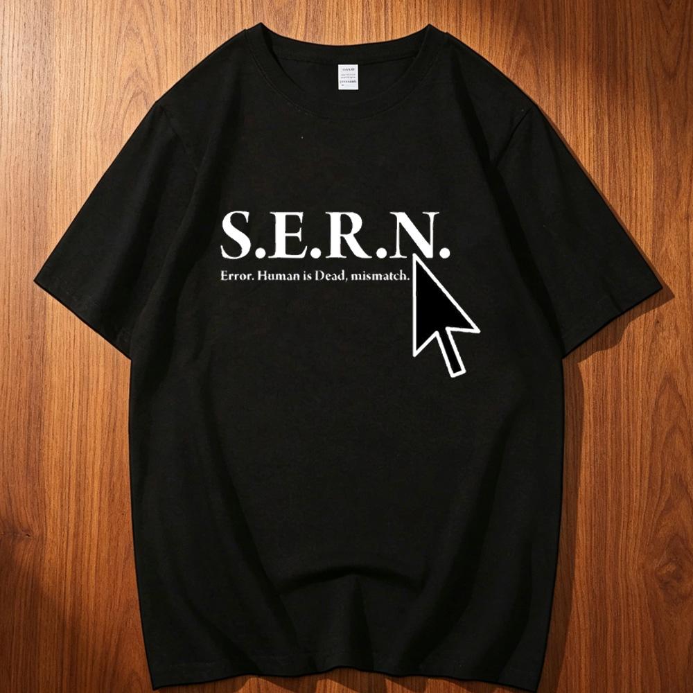 Steins Gate Cotton T Shirt Teen Trendy Graphic Pastel Kawaii Korean Clothes Breathable Aesthetic Colorful Graphic Punk