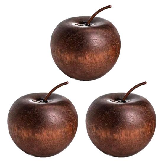 Mini Holz Fruchtförmiger Ätherisches Öl Diffusor Tragbarer Lufterfrischer Rustikaler Auto Aromatherapie Diffusor für Auto Haus Schlafzimmer Büro Schreibtisch Sauna Yoga