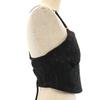 Unused Lily Brown Lace Pattern Corset Style Bustier S Black Women Used