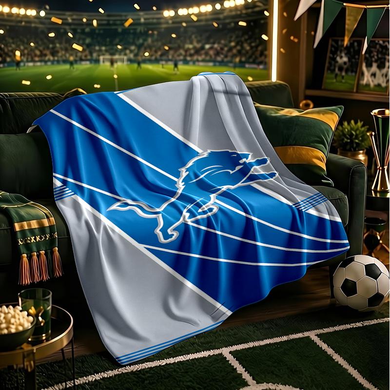 Detroit Team Spirit Blanket Lightweight Flannel Bedding Blanket Perfect for Travel, Camping, Living Rooms, Offices, Sofas, Fan Christmas gift