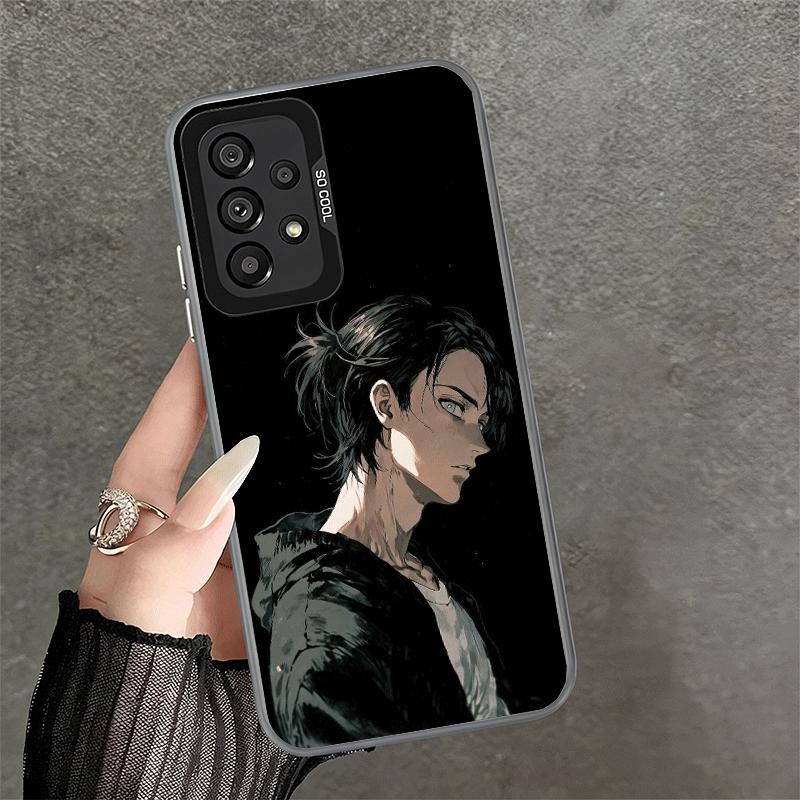 A-Attack On T-Titan Eren Yeager Shockproof Phone Case for Samsung A17 A16 A15 A14 A37 A57 A36 A56 A26 A35 A55 A25 A34 A54 A24 A1