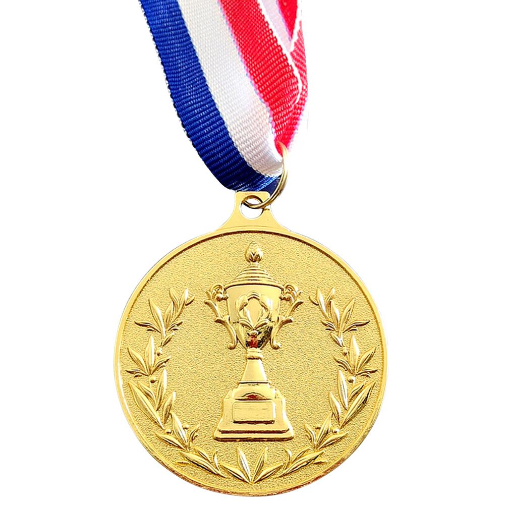 

- 5.2cm Gold Medal with Neck Ribbon Award Medals for Competitions Party Race