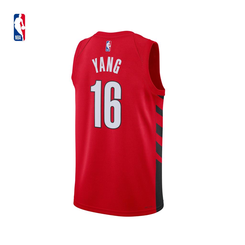 Jordan Swingman Trail Blazers Yang Huan Sen SW Fan Edition 16 Jersey Unisex Jerseys DO9541-661