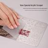 Kaxiwemi Nail Art Steel Plate with Butterfly & Floral Patterns and Silicone Stamper
