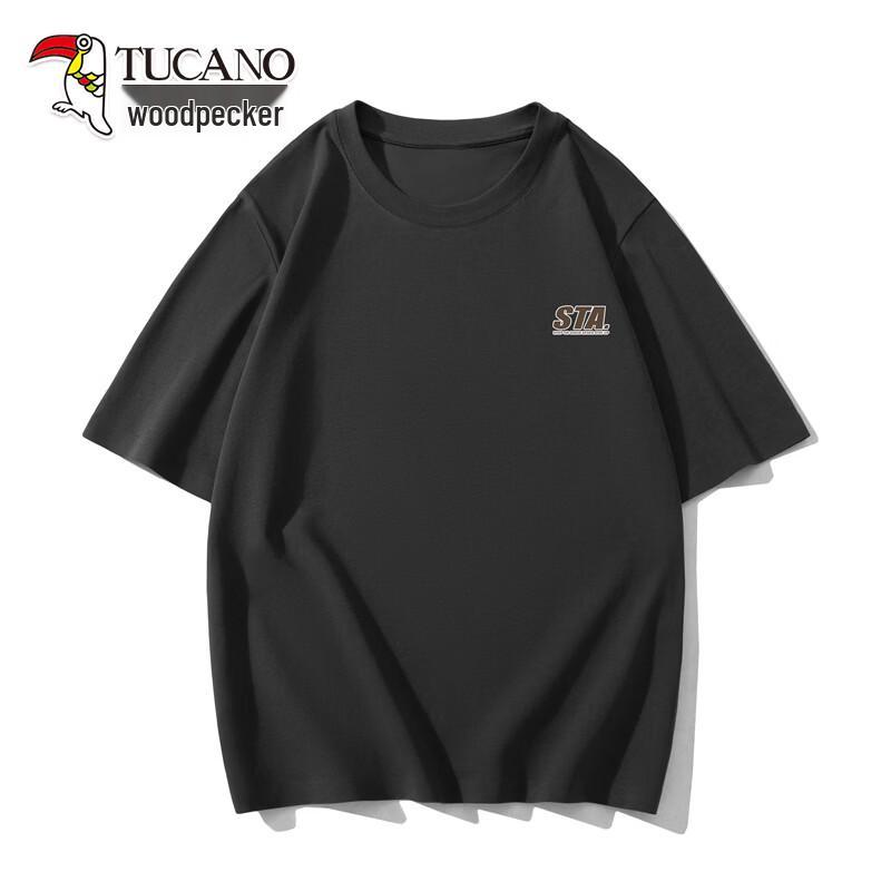 TUCANO Men's Retro Print Cotton Short Sleeve T-Shirt
