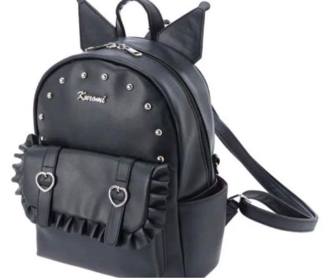 

[USED] Sanrio Kuromi Ear Backpack Gothic Lolita Punk Mass-produced Landmine Dream Kawaii Sickness Dream