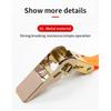 Heavy Duty Metal Buckle Tie-Down Cargo Straps for Car and Truck - Strong Ratchet Belt for Secure Luggage and Cargo Transport