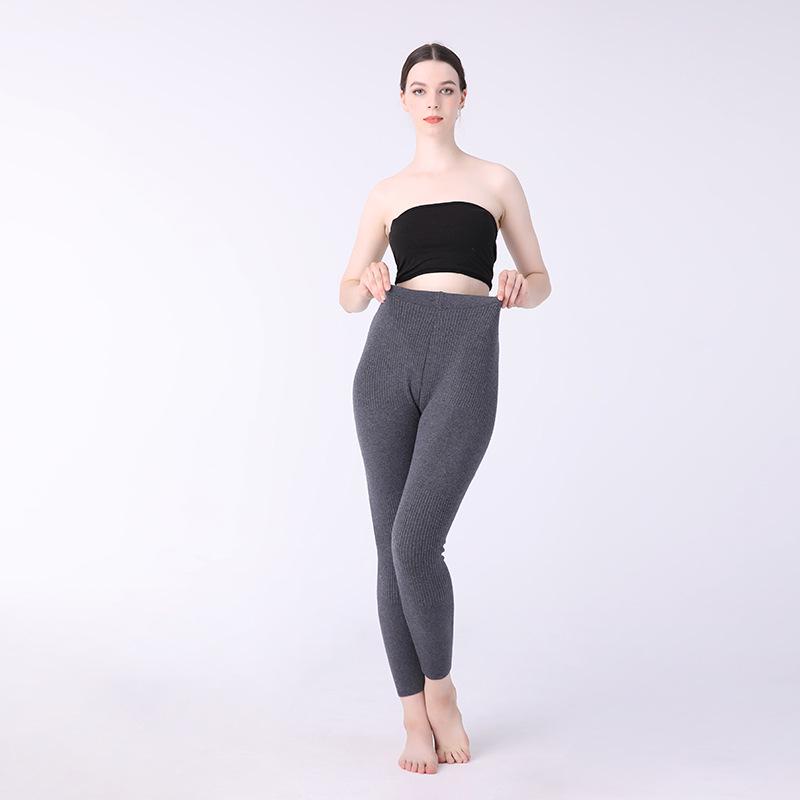 Unisex Wollhose mit mittlerer Bundhöhe: Dick, Schlankmachend, Kältebeständig für Herbst und Winter