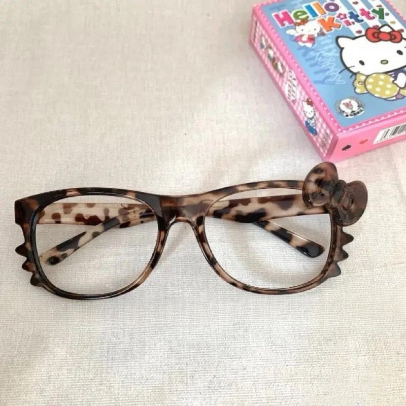 Occhiali Kawaii Retro Gatto Accessorio Decorativo Montature Cartone Animato Occhiali da Vista Senza Lenti Moda Regali Ragazze Occhiali