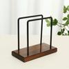 Standing Tissue Storage Rack Wooden Base Tissue Dispenser Stand Napkin Paper Holder  Restaurant
