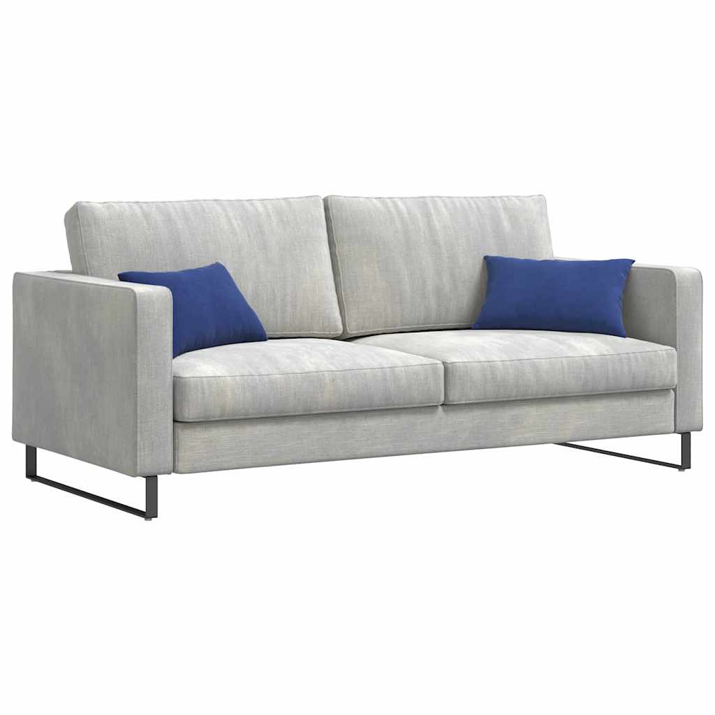 2 Piece Sofa Cushions Police Blue 50 x 30 cm Cord Fabric