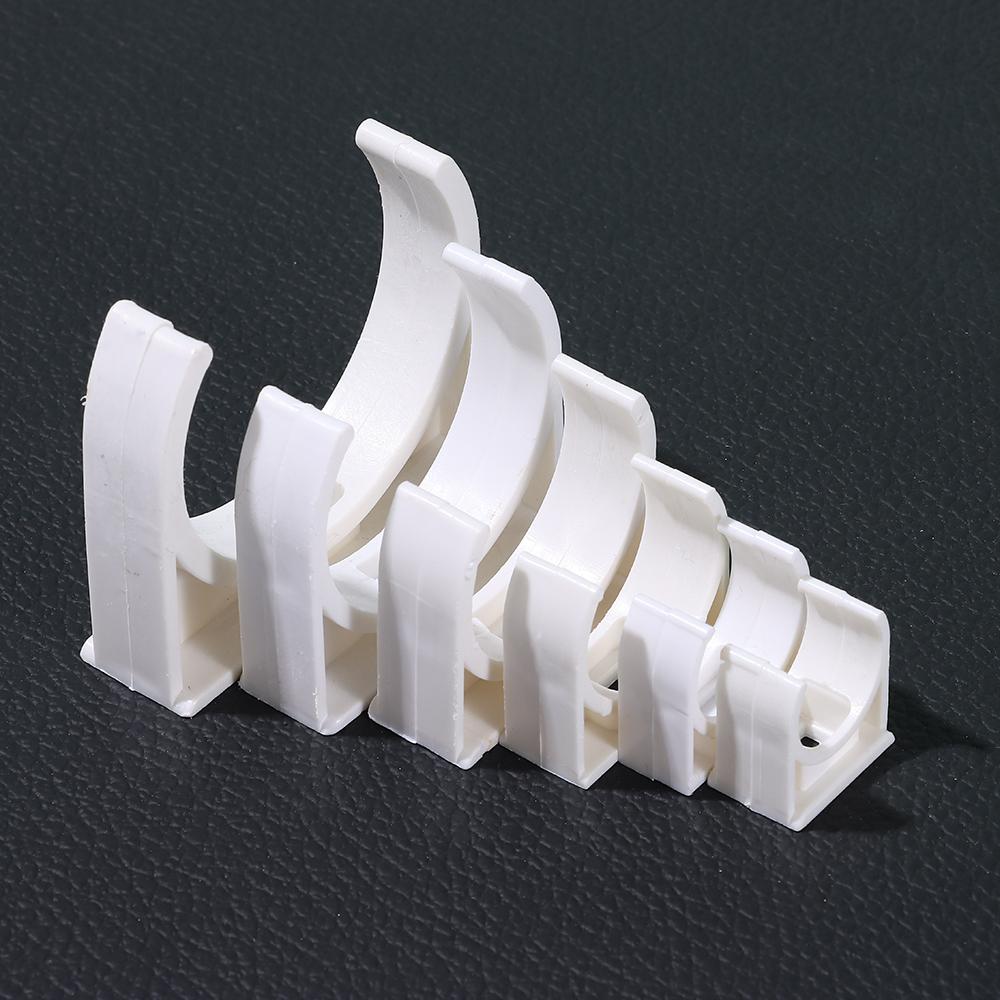 Support de Tube d'eau pour Aquarium, 10 pièces, adaptateur d'arrosage, connecteur de tuyau, Clip, nouveau collier de serrage