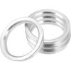 X AUTOHAUX 4pcs OD 83.1mm To ID 66.1mm Aluminium Alloy Car Hub Centric Rings Wheel Bore Center Spacer